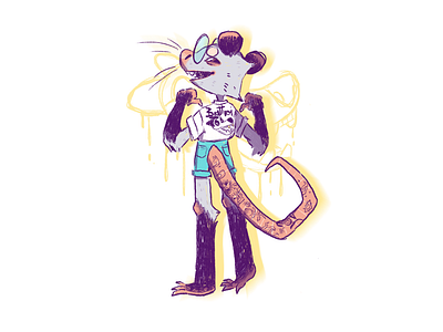 Opossum girl