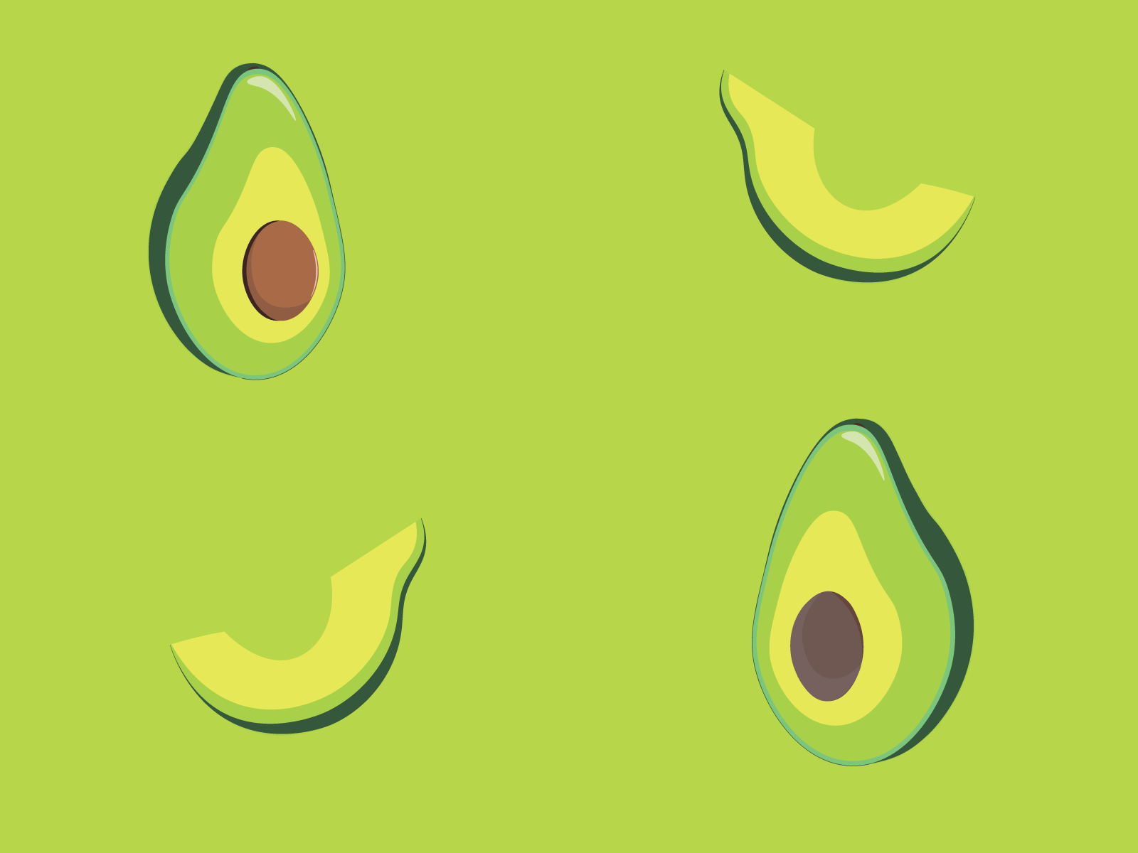 Avocado pattern