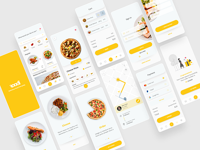 Food Delivery App UI/UX app design food app fooddeliveryapp uiux