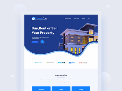 Property Management Website UI/UX Design app design design graphic design landingpage managementapp property real estate ui uidesign website webuiuxdesign