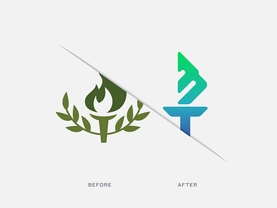 Before and After Logotype branding branding design logo logo design logotype