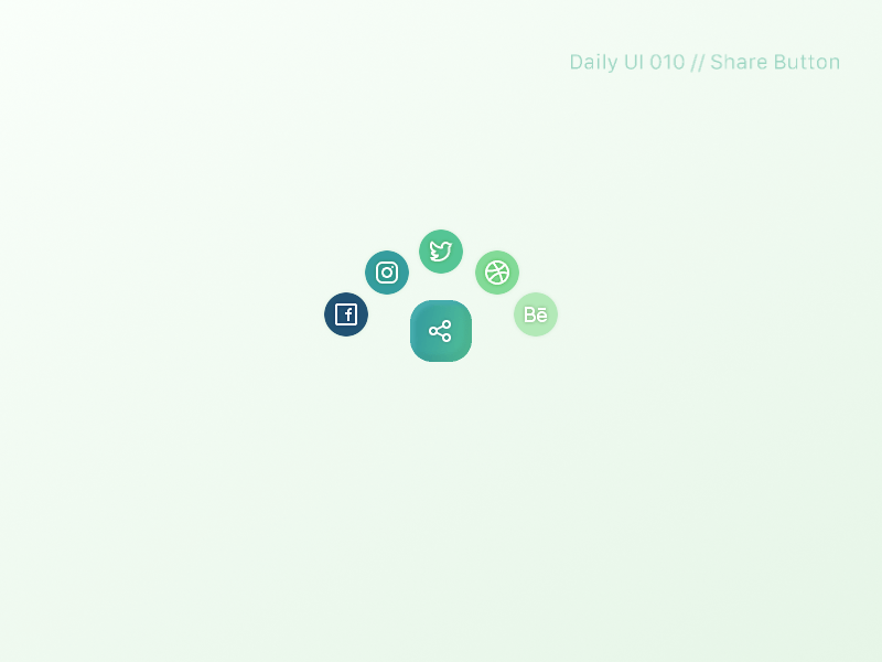Share Button animation app dailyui dailyui010 figma gif icon principle share button ui