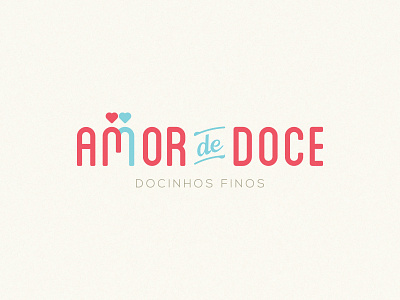 Amor de Doce branding candy sweet wedding