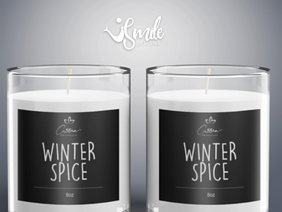 Candle Labels branding design graphic design label design