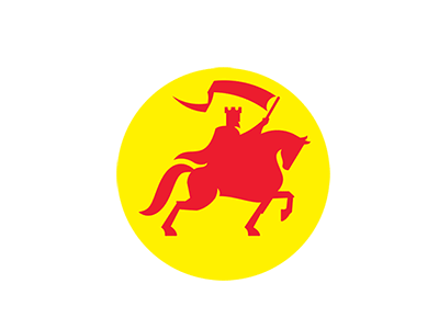 Secret Logo Project crusader duke earl flag horse illustration king logo riding