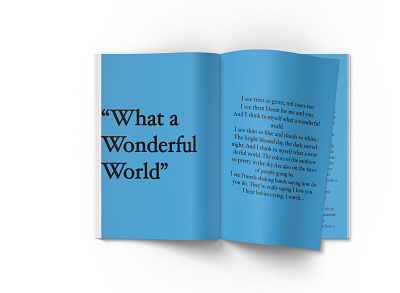Quimera blue brand branding design feedback graphic graphic design magazine magazine design pages paragraph text typography