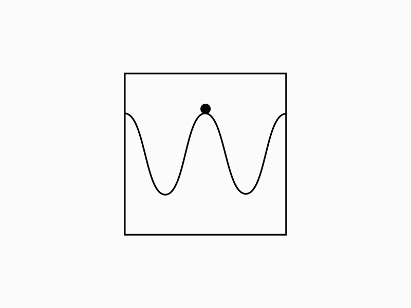 Boson : Wave 2d 2d animation animated gif animation black and white design gif line art micro animation micro interaction microanimation microinteraction therapy