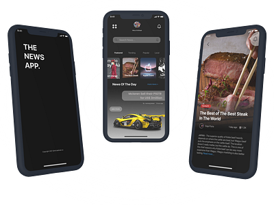 News App design illustration ui ux