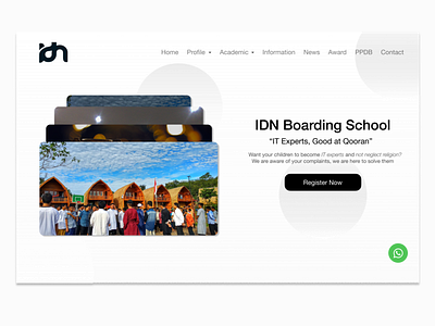 IDNBS Website Redesign design illustration ui ux