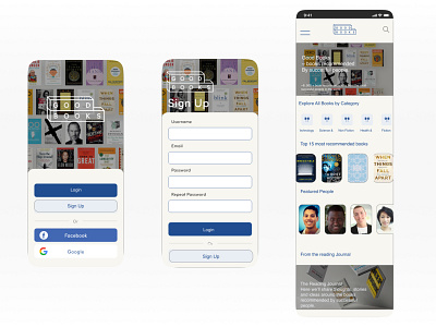 E-book app design