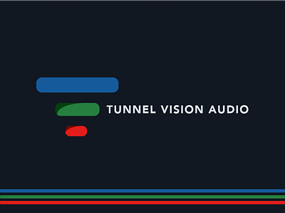 Tunnel Vision branding design logo mark music recording t v