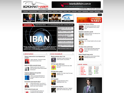 Burokrathaber.com @2009 / News site design news site web
