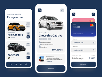 Rental Car App Concept