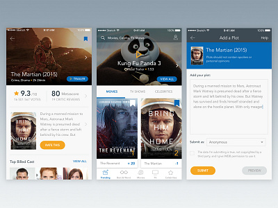 IMDb Mobile App Redesign