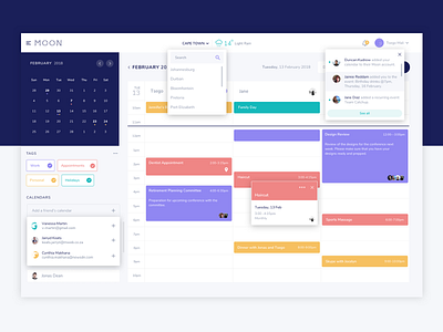 Moon Calendar: Day View + States