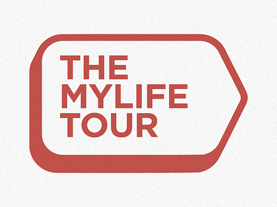 The Mylife Tour | Simplified button logo tour