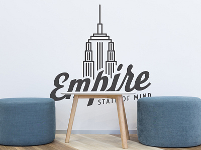 Empire State Of Mind contest design logo macbook new york city playoff rebound stickers typography