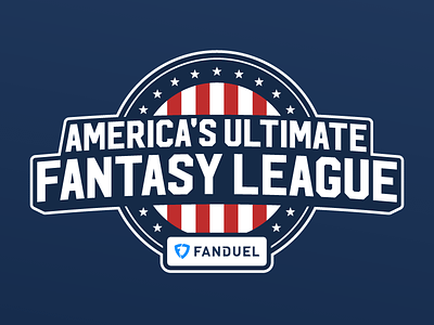 America's Ultimate Fantasy League (UNUSED) america fanduel fantasy football logo usa