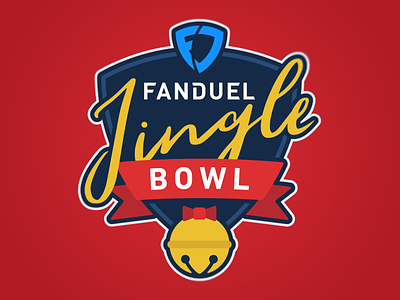 Jingle Bowl Logo fanduel fantasy holiday logo sports