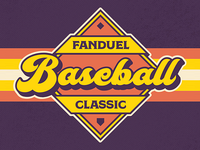 FanDuel Baseball Classic | Logo 70s baseball fanduel fantasy logo sports