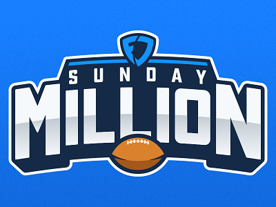 NFL Sunday Million Logo fanduel fantasy sports sports logo