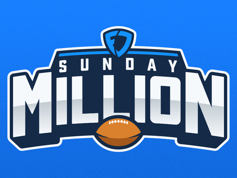 NFL Sunday Million Logo sports logo fantasy sports fanduel