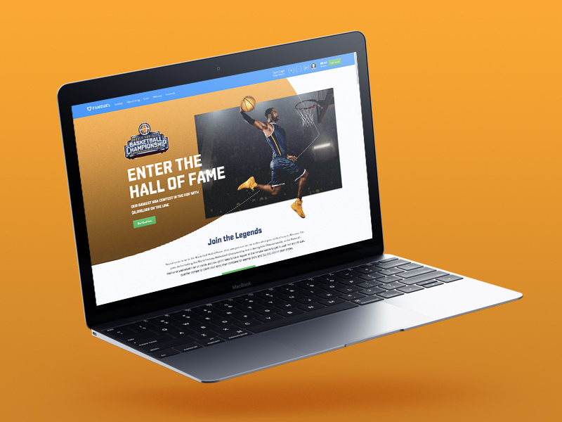 2018 WFBBC – Landing Page nba basketball sports fanduel landing page