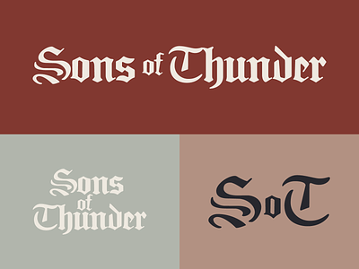 Sons of Thunder - Logo brand clothing fashion logo streetwear
