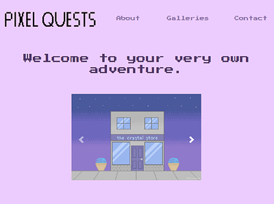 Pixel Quests 8bit retro web design web designer webdesign website design