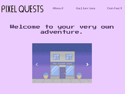 Pixel Quests 8bit retro web design web designer webdesign website design