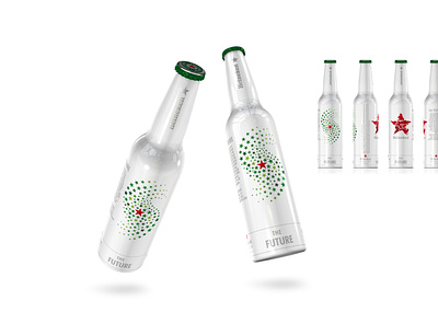 HEINEKEN Future bottle alcohol award winning beer branding lager packaging