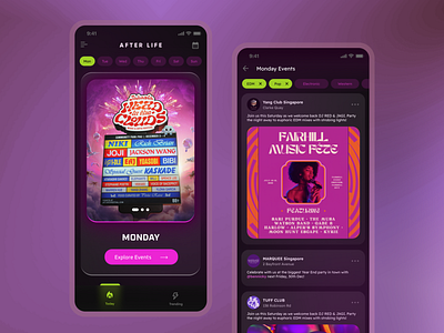 Events Mobile App (Nightclub + Concerts + Music Festivals)🎵