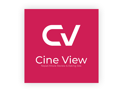 CineView Logo Design branding design flat graphic design icon illustrator logo minimal typography vector
