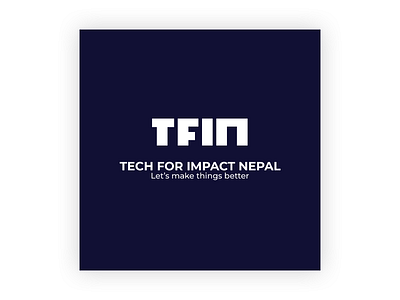 TFIN Logo Design branding clean design graphic design illustration illustrator logo minimal typography vector