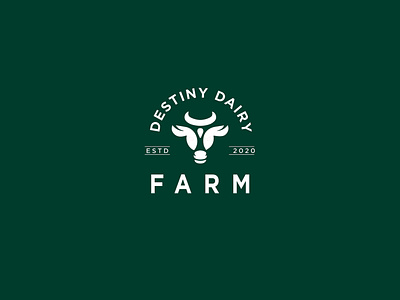 Destiny Dairy Farm Logo Design Concept