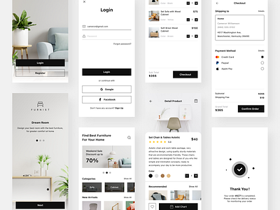 Furniture Shop App app design app designers design ui design ui designer uidesign user experience user interface uxdesign