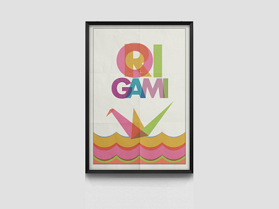 origami poster