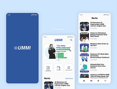 UMMI app art design flat minimal ui ux web