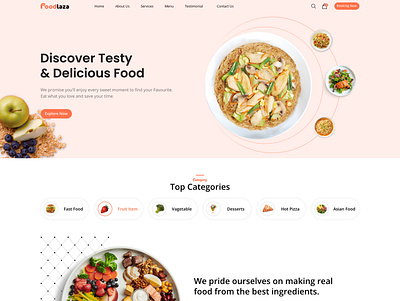 Food Landing Page