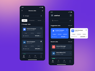 JobFind | App Design