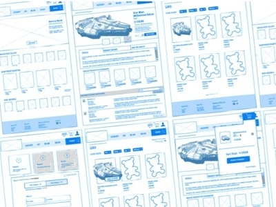 Toy Store Wireframing