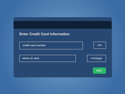 Credit Card Checkout checkout credit credit card daily ui dailyui form ui ux