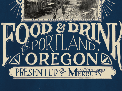 Portland Mercury Cover hand lettering