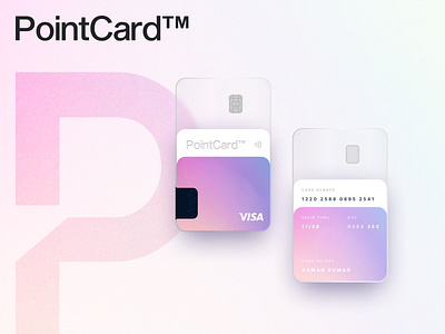 Point Card | Future Payments branding product design ui