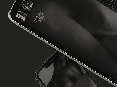 17. concept dark gallery minimal mobile mood tablet typography ui website