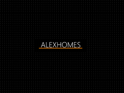 Alexhomes: UI/UX Project