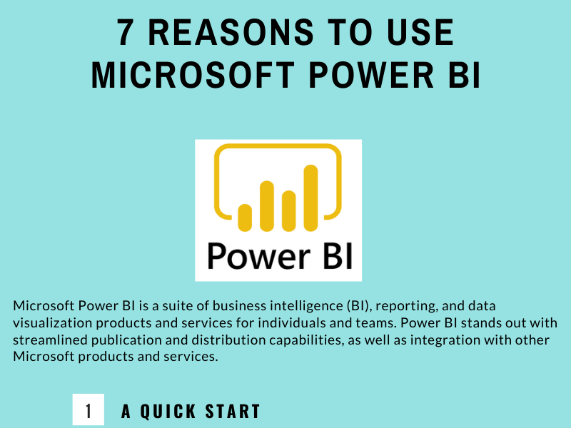 7 Reasons To Use Microsoft Power BI By Addend Analytics On Dribbble