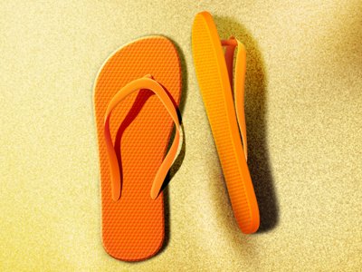 Xbox LIVE: Summer of Arcade 2011 campaign beach chad syme digital illustration flip flops illustration illustrator microsoft photo realistic photoshop seattle syme vector xbox