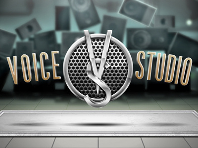 Xbox: Voice Studio (Final Logo Treatment) digital illustration illustrator illustration laboratory photoshop ui xbox
