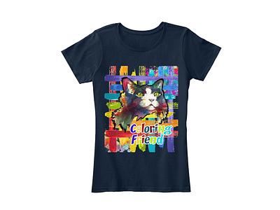Mezys Women Cat Art T Shirts Tees design illustration paint shirts tee tshirt tshirts vector women womens day